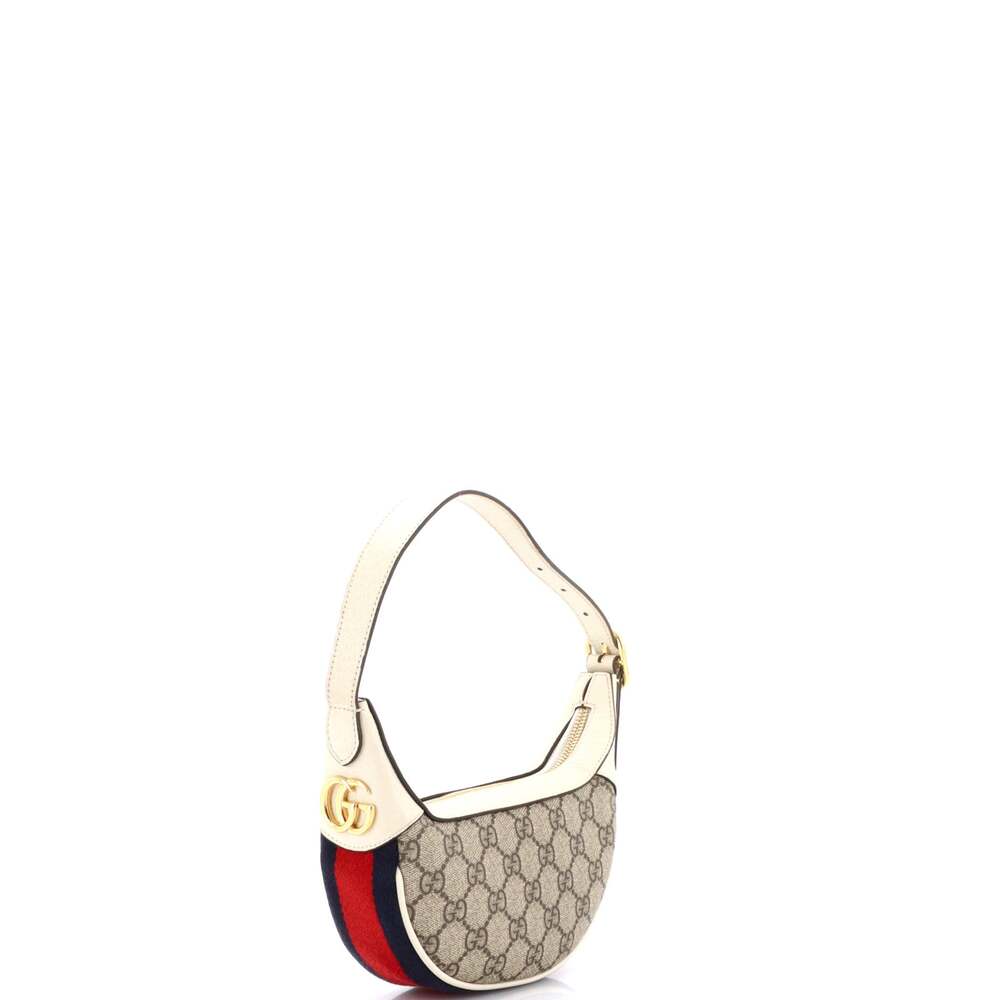 Gucci Ophidia Half Moon Bag Gg Coated #249087G12B - Picture 2 of 8